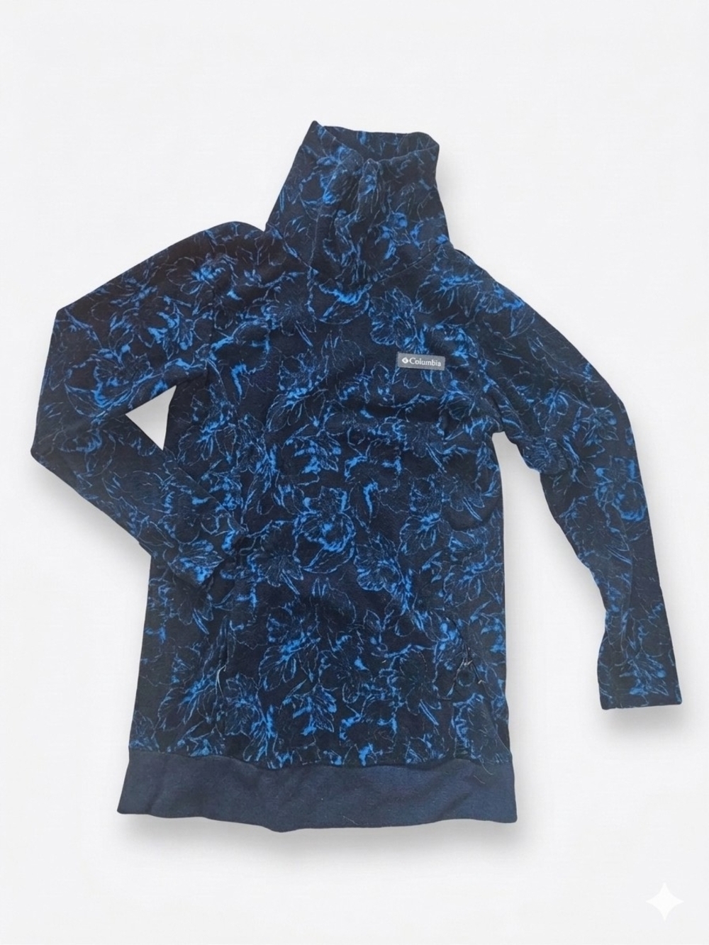 Columbia Women's Ali Peak Fleece Black/Blue Tunic SZ S